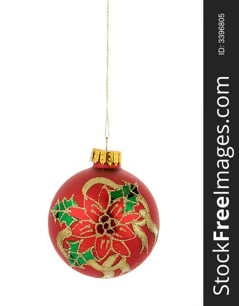 An image of a multicolored Christmas ornament. An image of a multicolored Christmas ornament