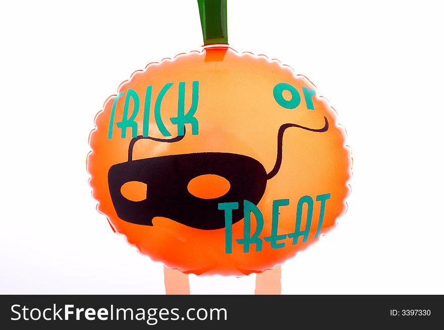 A halloween decoration isolated on a white background. A halloween decoration isolated on a white background