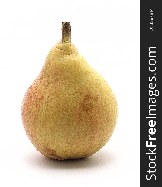 A European pear on an isolated background.