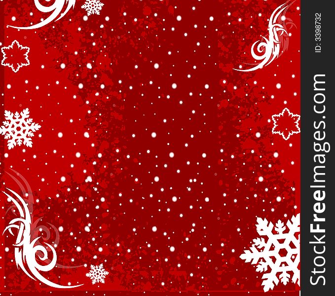 Christmas Winter Vector Backgr