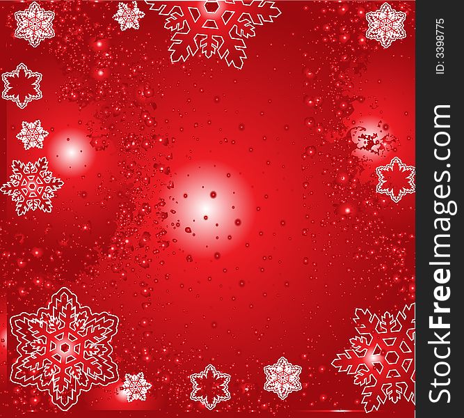 Christmas Winter Vector Background Design