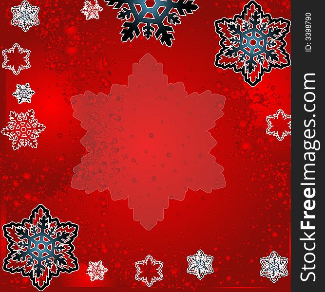 Christmas Winter Vector Backgr