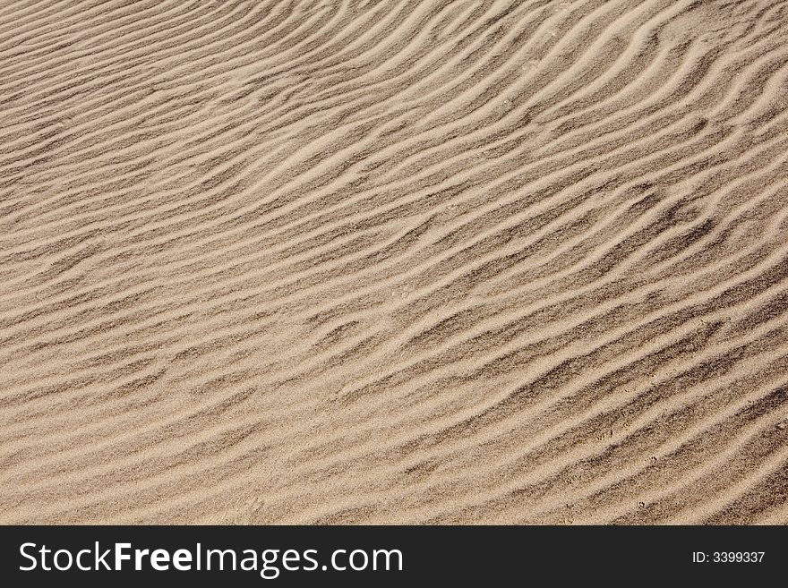 Created by wind ripples in sand. Created by wind ripples in sand