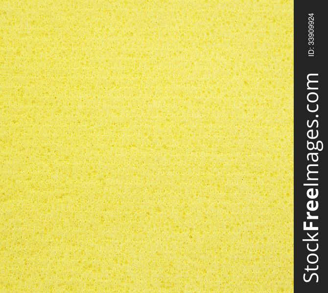 Yellow Sponge Rubber Texture