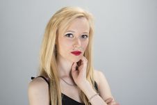 Blonde Girl Stock Photography Blonde Girl Stock Photography
