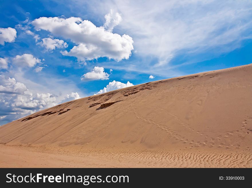 Sand high beach in Ubonratchatanee Thailand. Sand high beach in Ubonratchatanee Thailand