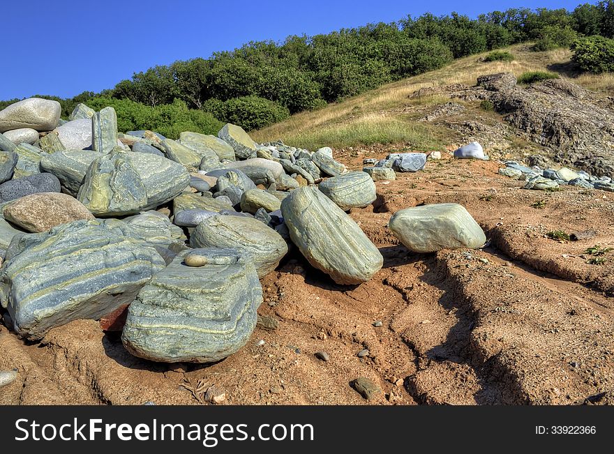 Stones On The Beach