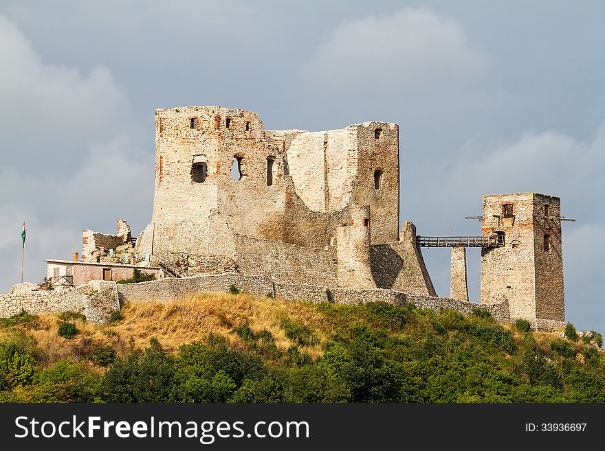 Old castle at Csesznek, Hungary