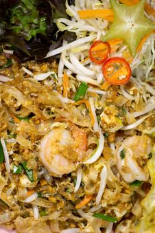 Thai Food Fried Rice Sticks With Shrimp Royalty Free Stock Photo Thai Food Fried Rice Sticks With Shrimp Royalty Free Stock Photo