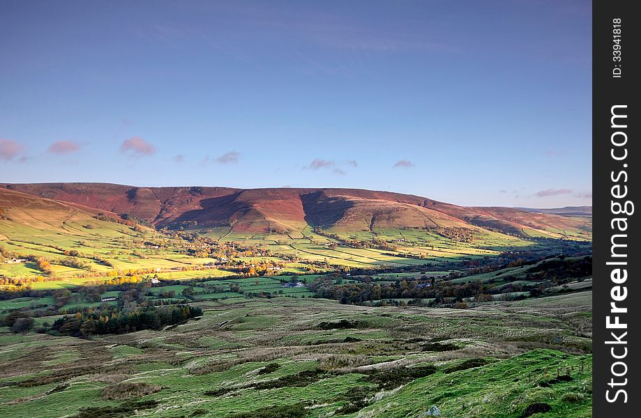 A view of the Edale valley