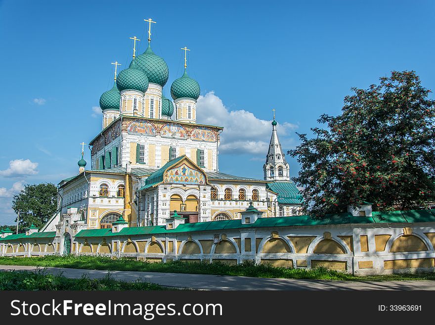 Voskresensky Cathedral in Tutaev city