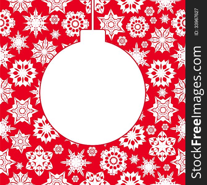 Christmas background with snowflakes. Christmas background with snowflakes.