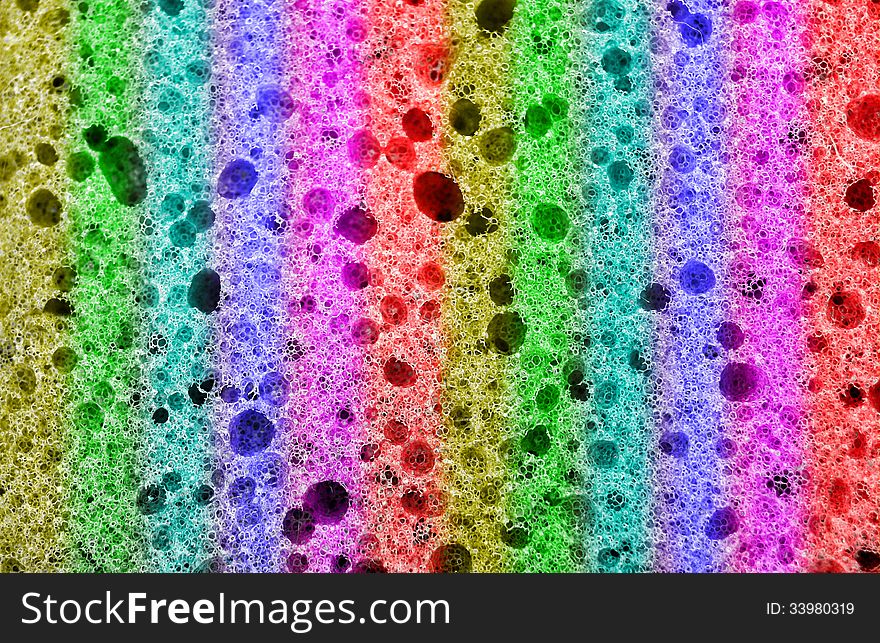 Sponge background with rainbow colors. Sponge background with rainbow colors