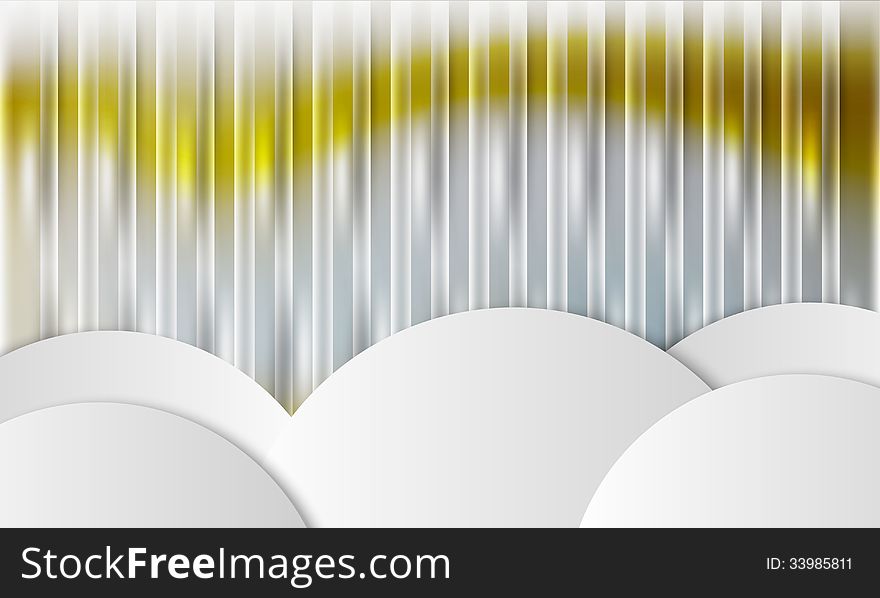 Gray background with yellow light