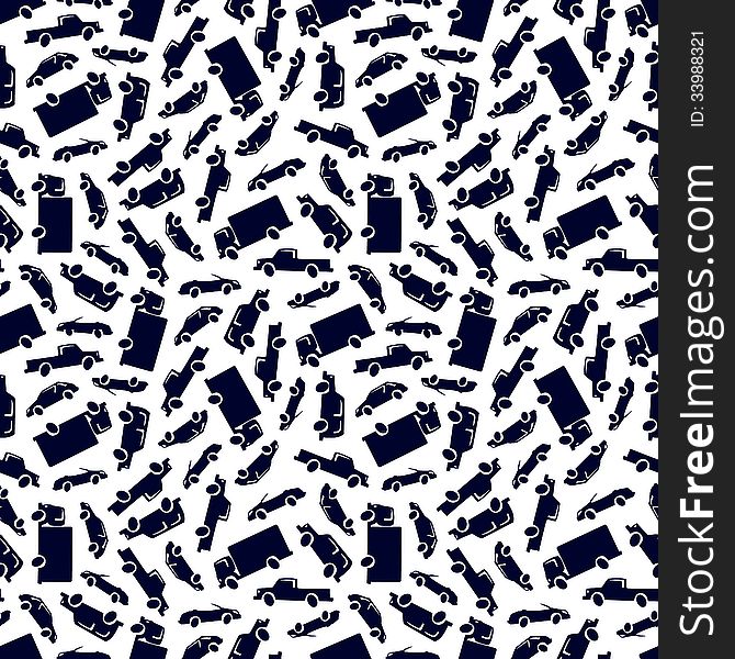 Cars Seamless Pattern