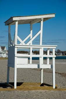 Beach Lifeguard Station - Vacant Stock Images