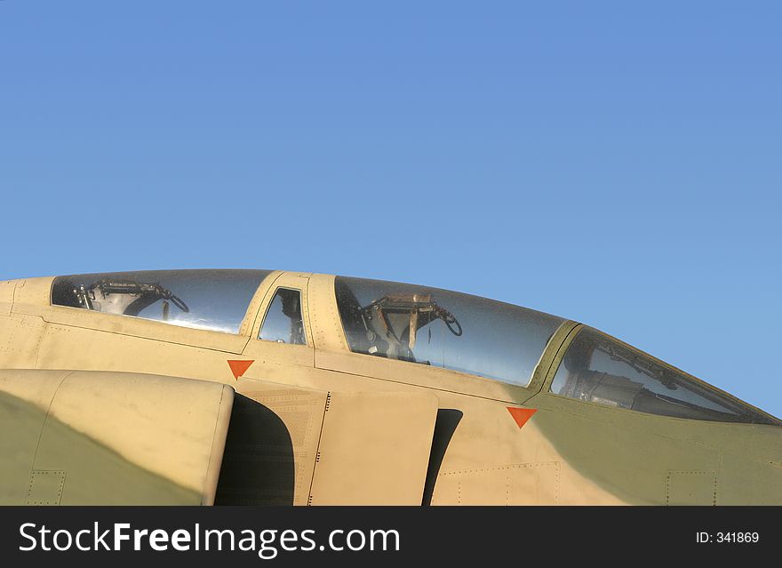 The canopy of an F4 phantom. The canopy of an F4 phantom.