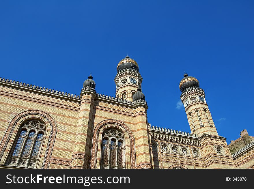 Synagogue in Budapest, Hungary. Synagogue in Budapest, Hungary