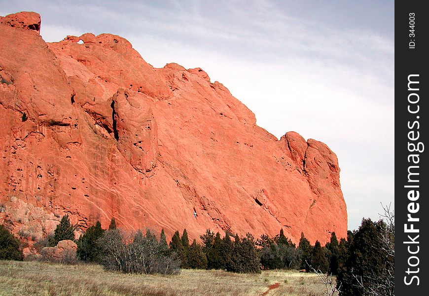 Colorado's Garden of the Gods rock formations. Colorado's Garden of the Gods rock formations