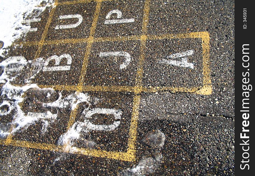 Hopscotch In The Winter