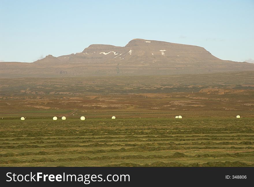 Mountains close to Borgarfjordur, East Iceland