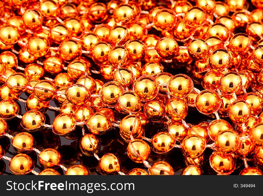 Orange Colored Beads