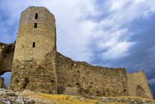 Ruins Of Ancient Enisala Stock Photography Ruins Of Ancient Enisala Stock Photography