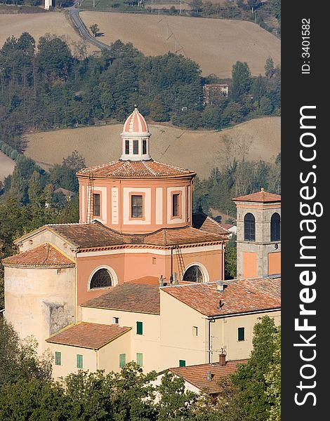 Old church of bibulano in bolognan Apennines