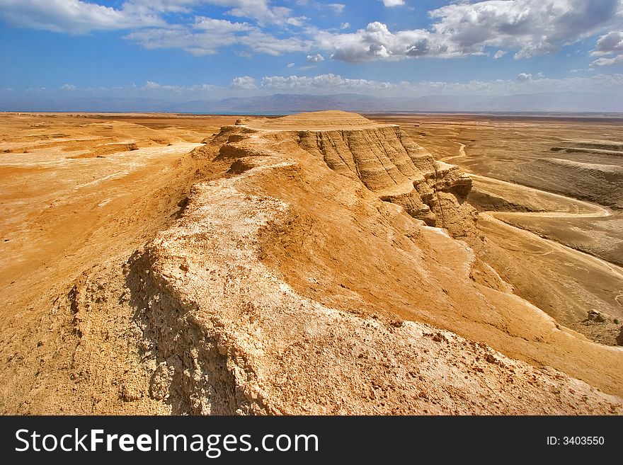 Picturesque ancient mountains about the Dead Sea in Israel. Picturesque ancient mountains about the Dead Sea in Israel