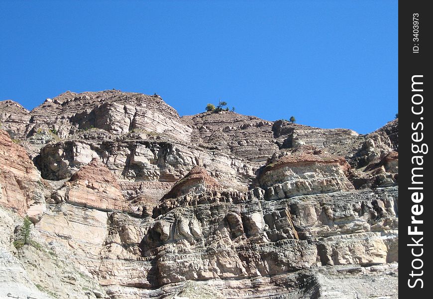 Hillside in the mountains in nature with rocks grass and other plants. Hillside in the mountains in nature with rocks grass and other plants