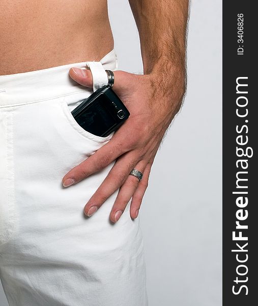 Cellphone in pocket