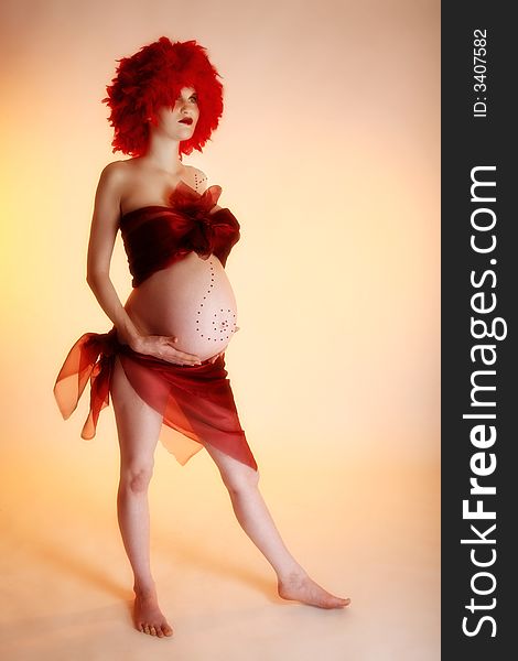 Artistic Maternity Portrait