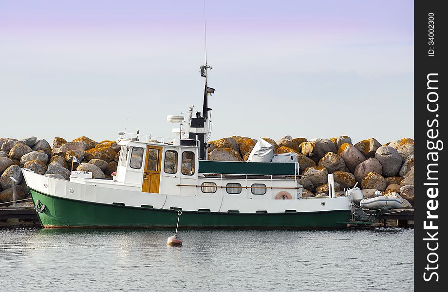 Boat In Harbor