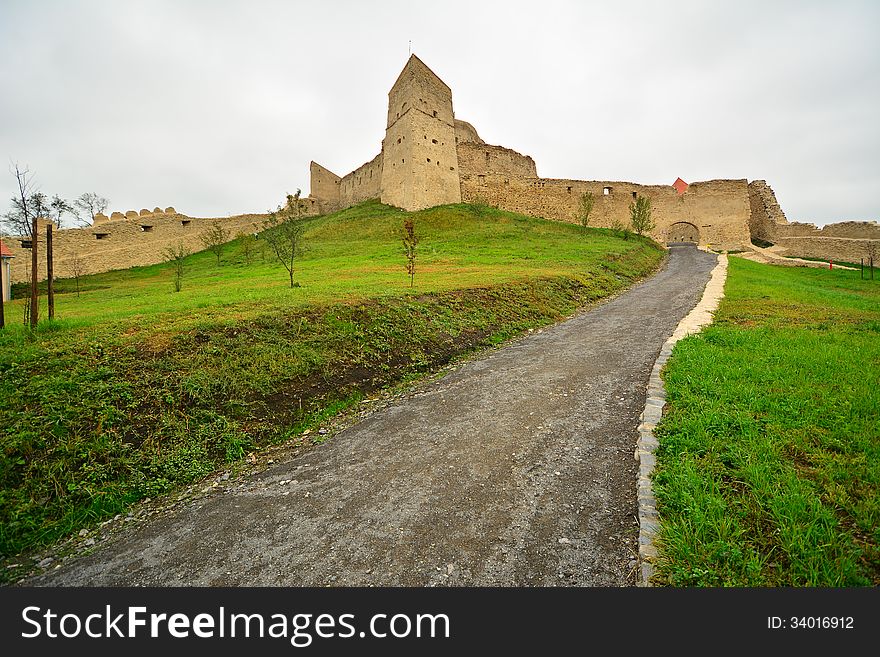 Inside The Medieval Fortress From Rupea.