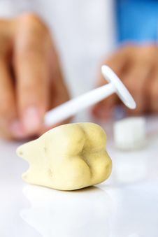 Dentist Holding Dental Mirror Stock Photos Dentist Holding Dental Mirror Stock Photos