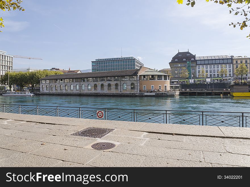 Batiment des Forces Motrices, Geneva cultural centre. Switzerland