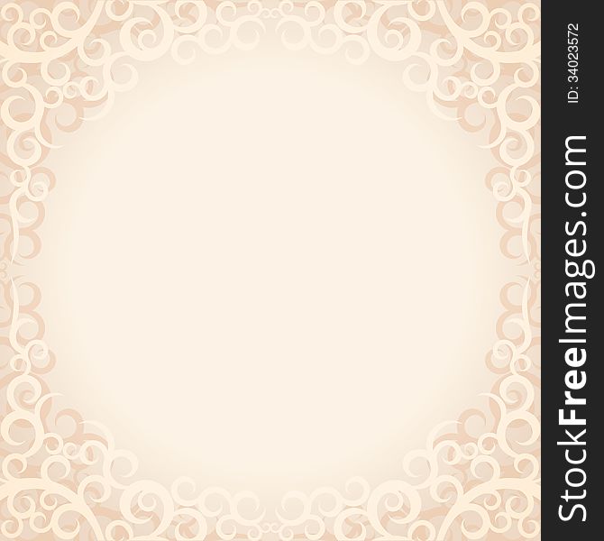 Elegance Ornamental Background. Ready for Your Text and Design.