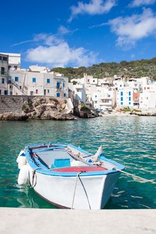 Levanzo Fishing Boat Stock Images