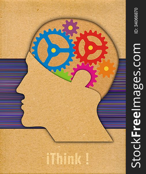 The concept of a thinking person. The concept of a thinking person