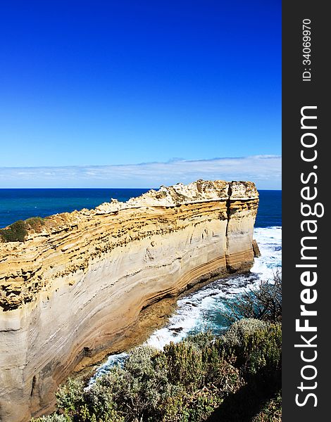 Rugged Coastal Scenery with a view to the southern ocean. Rugged Coastal Scenery with a view to the southern ocean