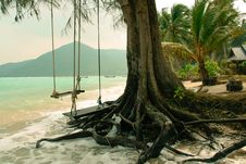 Teeterboard On Thai Beach Stock Photos Teeterboard On Thai Beach Stock Photos