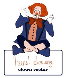 Vector Clown Stock Photo Vector Clown Stock Photo
