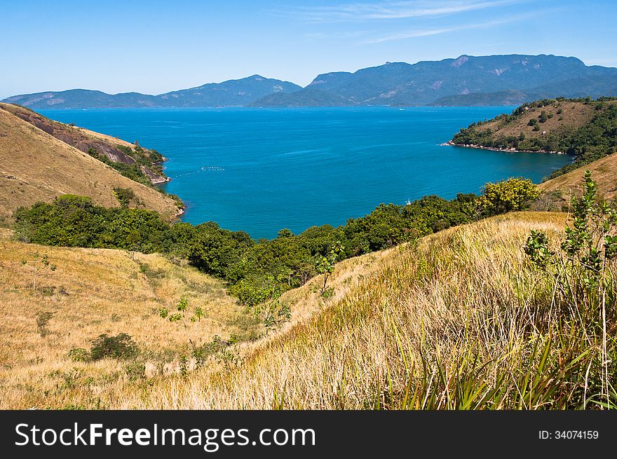 Beautiful Brazilian landscape near Ilha Grande island. Beautiful Brazilian landscape near Ilha Grande island.