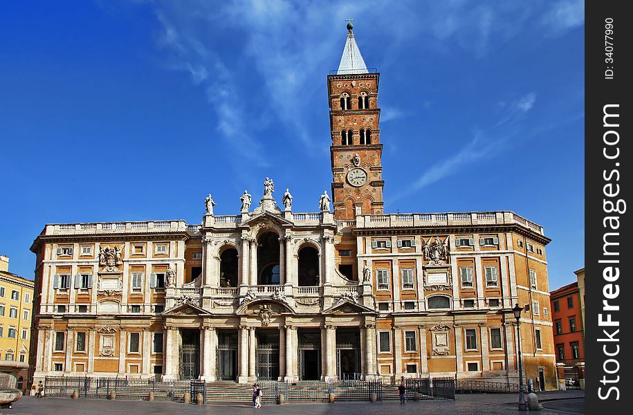 Basilica di S.Maria Maggiore in Rome, Italy. Basilica di S.Maria Maggiore in Rome, Italy