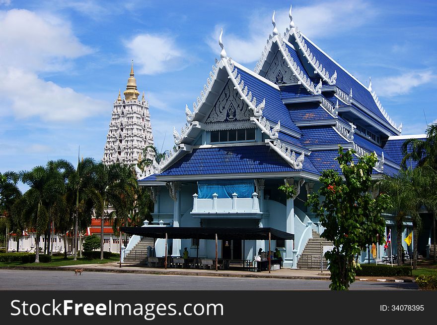 Colorful Thai style architecture  in Thai temple. Colorful Thai style architecture  in Thai temple