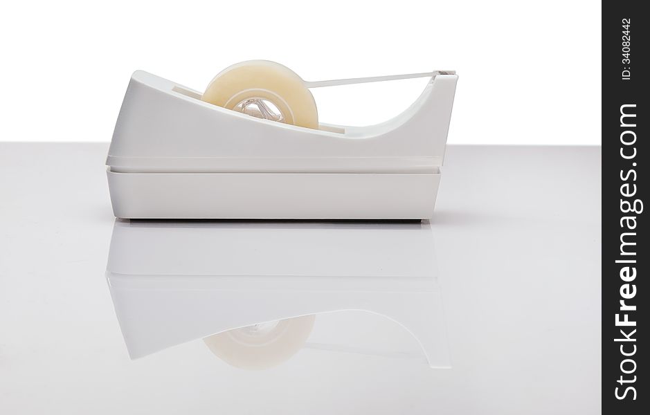 White tape dispenser for modern office