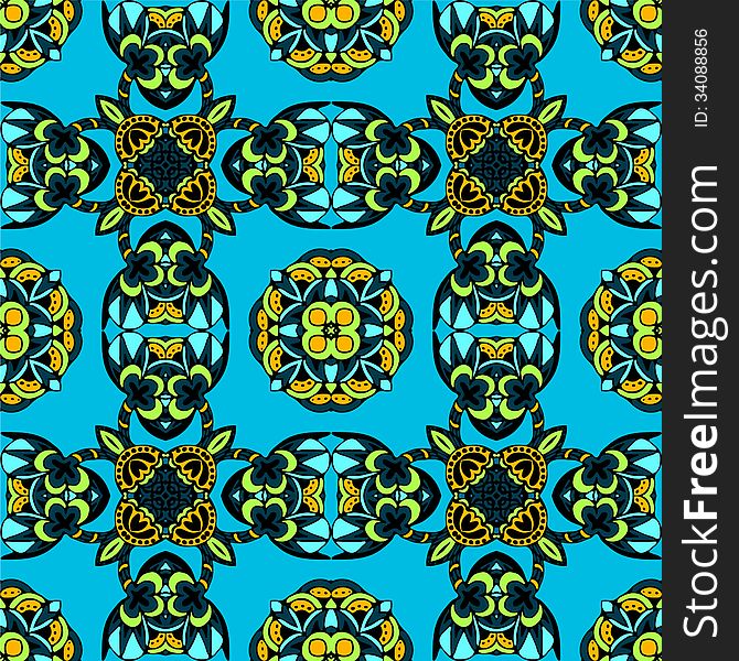 Seamless Pattern geometric Vector