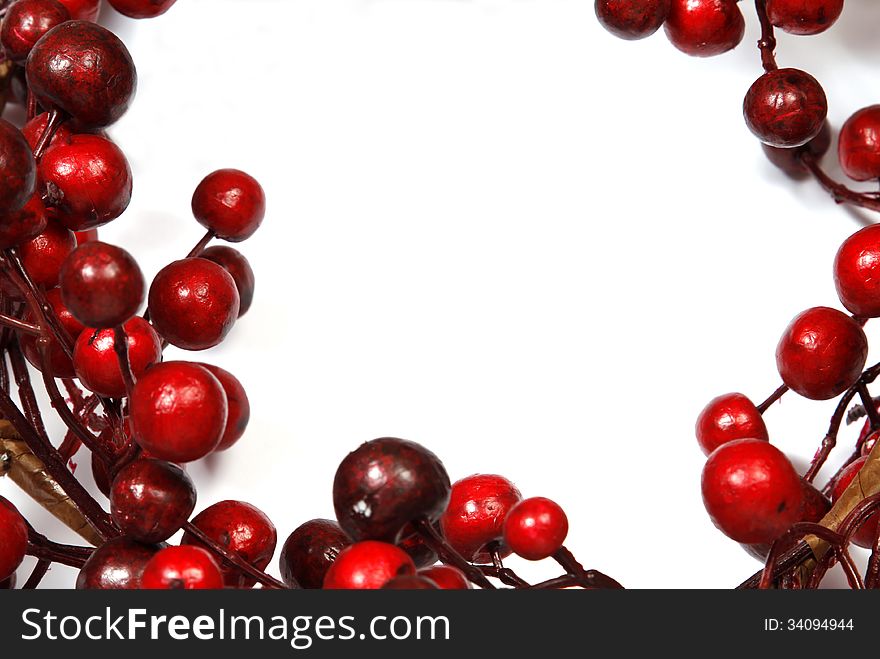 Christmas Decoration From Red Berries