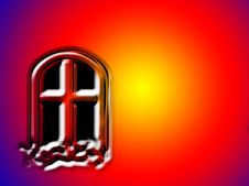 Sun In Window Stock Images