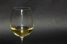 White Wine Glass Royalty Free Stock Photo